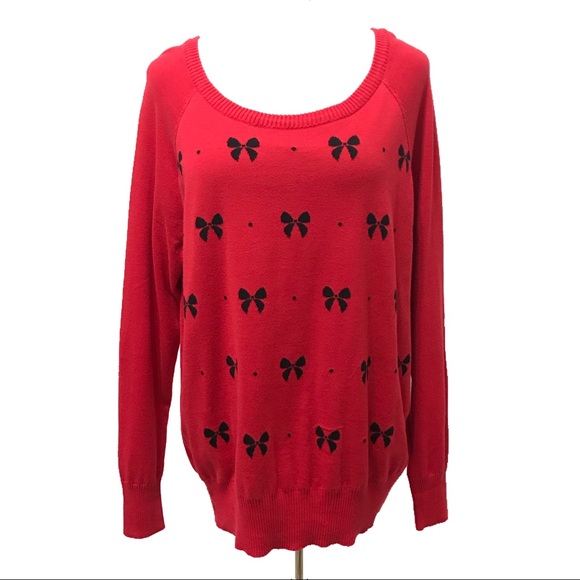 torrid Sweaters - Torrid Size 0 Sweater Knit Top Red New Pullover